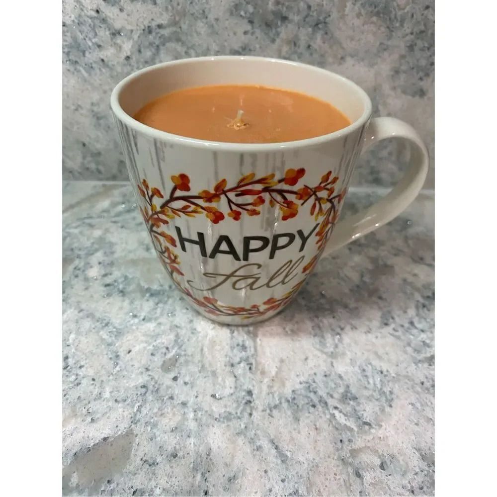 Happy Fall Candle Mug